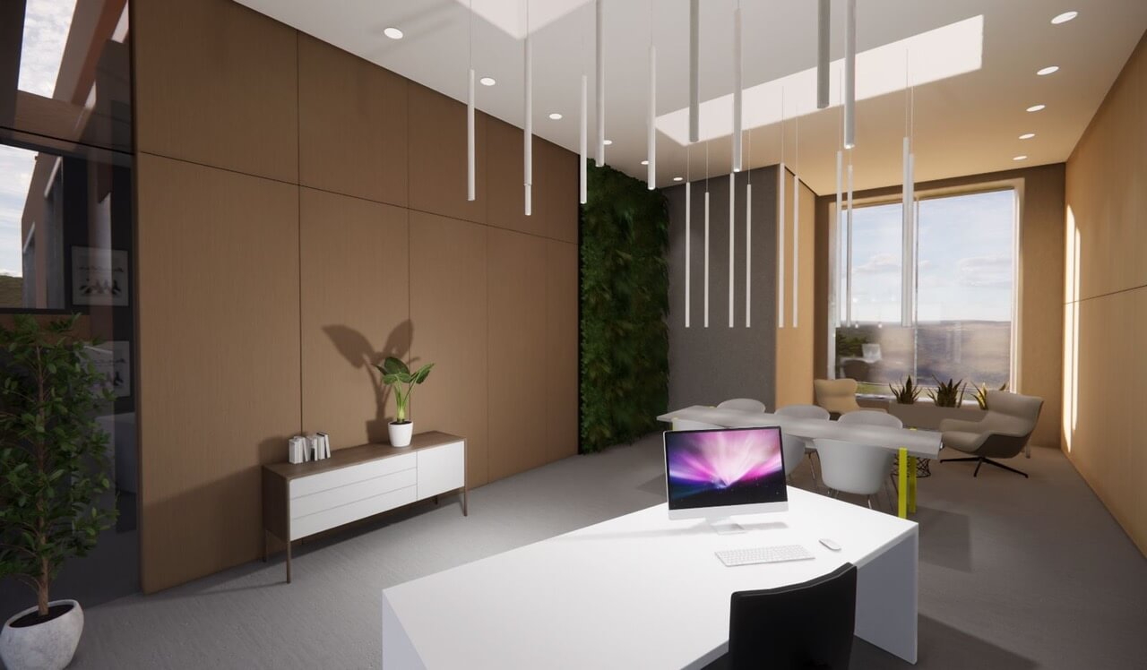 Unser Neubau als Visualisierung